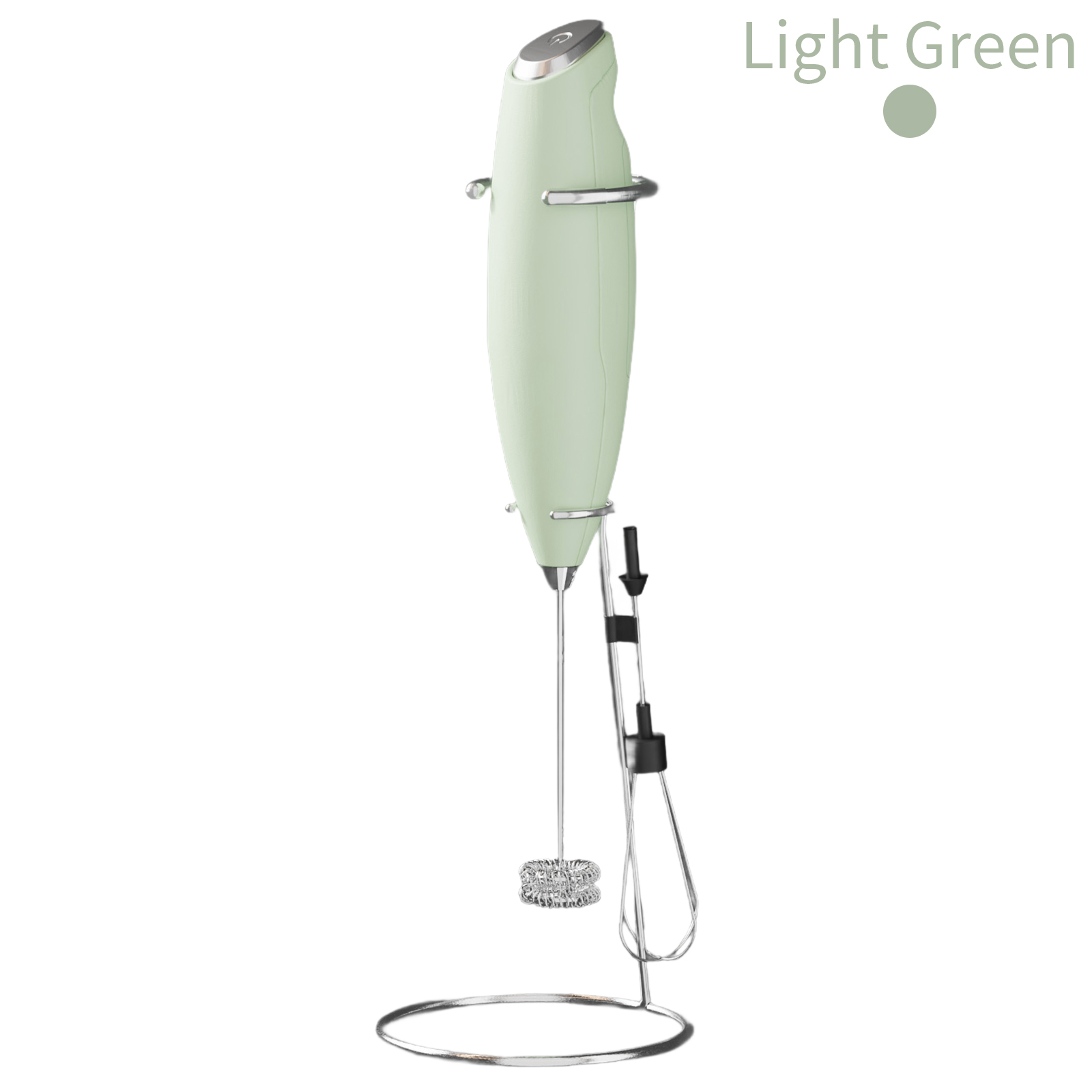 Two in one powerful milk mixer and egg beater - powerful electric hand-held mixer and egg beater for coffee, latte cappuccino, hot chocolate and coffee creamer - super fast foam maker and drink mixer