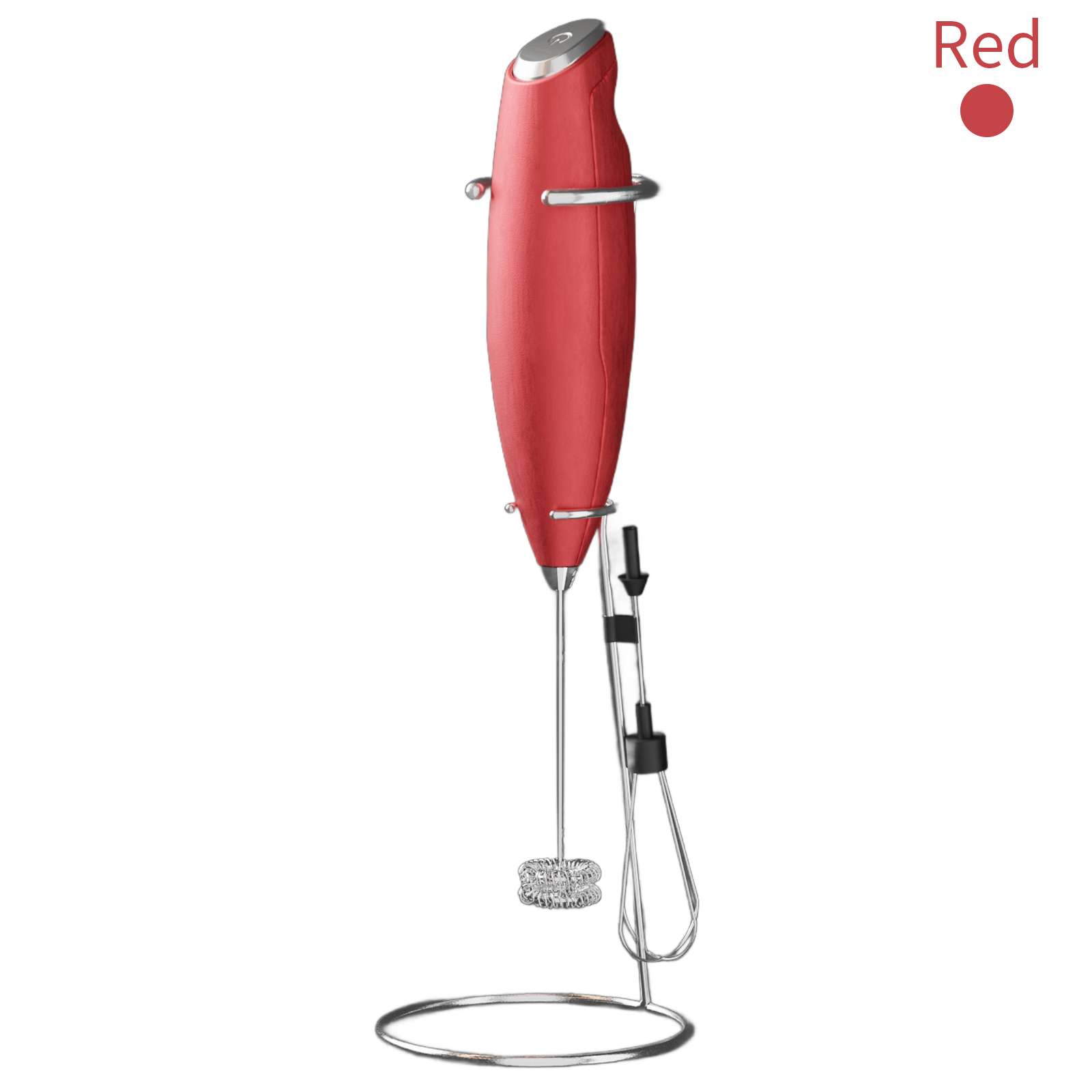 Two in one powerful milk mixer and egg beater - powerful electric hand-held mixer and egg beater for coffee, latte cappuccino, hot chocolate and coffee creamer - super fast foam maker and drink mixer